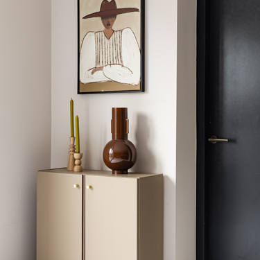 Kastknop mat goud 20x25 mm