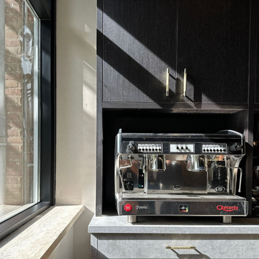 Handgreep ribbel mat goud 128 mm - boorafstand 96 mm