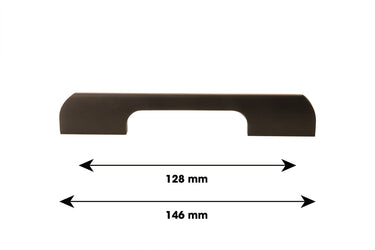 Handgreep Design Brons 146 mm - Boorafstand 128 mm