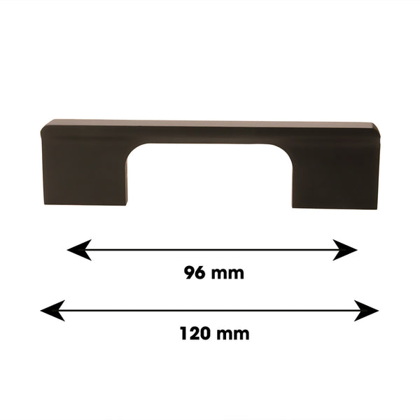 Handgreep Modern Brons 120 mm - Boorafstand 96 mm