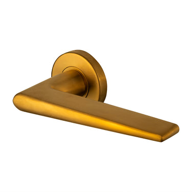 Modena deurklink Mat Goud met rond rozet