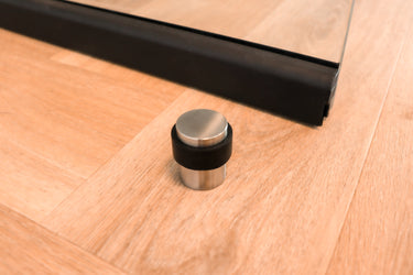 Deurstopper RVS vloermontage 40 mm
