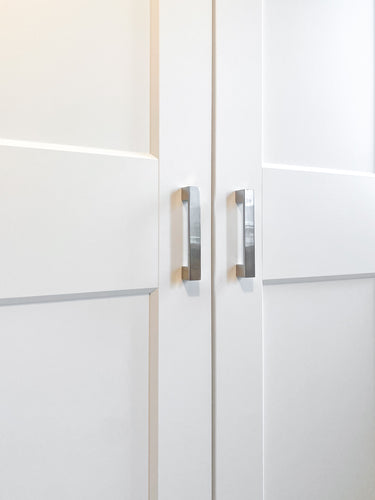 Handgreep RVS-look Kubus - Boorafstand 128 mm