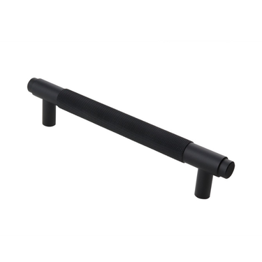 Handgreep Ribbel zwart 160 mm - Boorafstand 128 mm