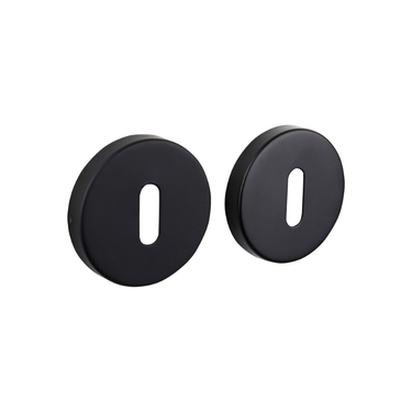 Sleutelrozetten zwart rond